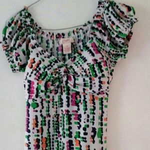 Ladies Petite Peasant Blouse